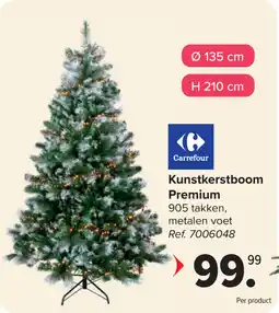 Carrefour Kunstkerstboom Premium aanbieding