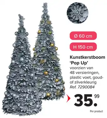 Kunstkerstboom Pop Up