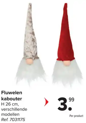 Carrefour Fluwelen Kabouter aanbieding