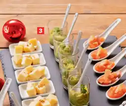 Carrefour Leisteenplateau, Amuseglaasjes en Lepels aanbieding