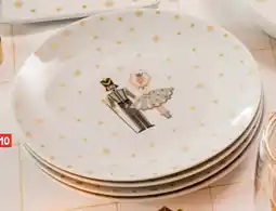 Carrefour Set van 4 dessertborden aanbieding