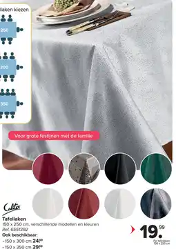 Carrefour Calitex Tafellaken aanbieding