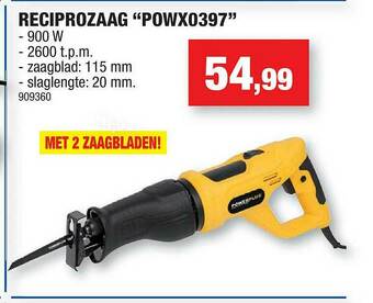 Hubo Reciprozaag aanbieding