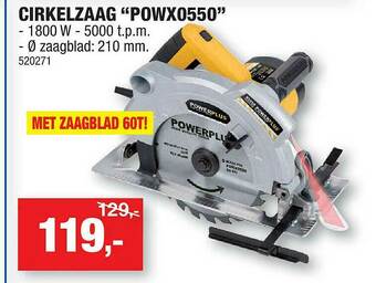 Hubo Cirkelzaag aanbieding