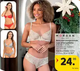 Carrefour Morgan Beha met voorgevormde cups of beugelbeha aanbieding