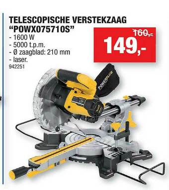 Hubo Telescopische Verstekzaag aanbieding
