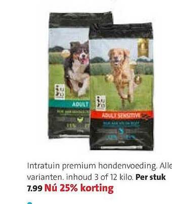 Intratuin Intratuin Premium Hondenvoeding aanbieding