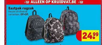 Kruidvat Eastpak Rugzak aanbieding