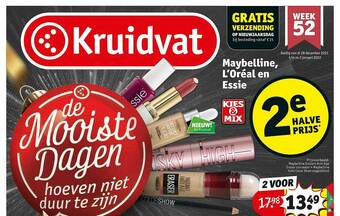 Kruidvat Maybelline L'oréal En Essie aanbieding