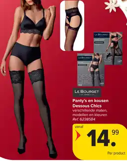 Carrefour Le bourget panty's en kousen dessous chics aanbieding