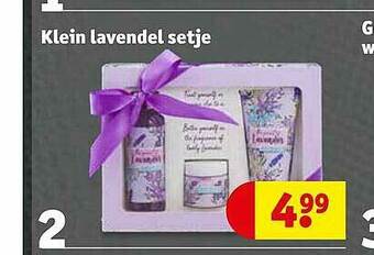Kruidvat Klein Lavendel Setje aanbieding
