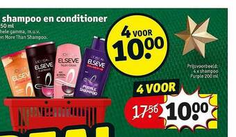 Kruidvat Shampoo En Conditioner aanbieding