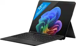 Coolblue Microsoft Surface Pro 11 Snapdragon X Plus / 16GB / 512GB Black (No PS) aanbieding