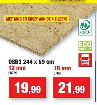 Hubo Osb3 244 X 59 Cm aanbieding