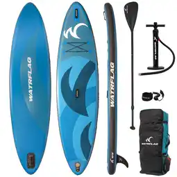 Decathlon Premium kwaliteit opblaasbaar SUP Board - WATRFLAG Flow 10'2 - Set - ALLROUND aanbieding