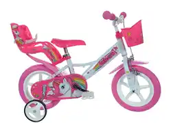 Decathlon Kinderfiets 12 inch 3 jaar Unicorn aanbieding
