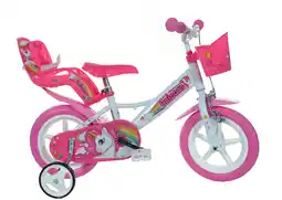 Decathlon Kinderfiets 12 inch 3 jaar Unicorn aanbieding
