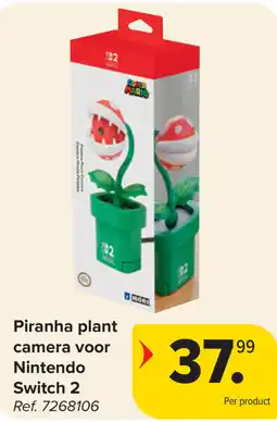 Carrefour Piranha plant camera voor Nintendo Switch 2 aanbieding