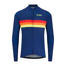 Decathlon Wielershirt met lange mouwen voor heren - Sunrise aanbieding