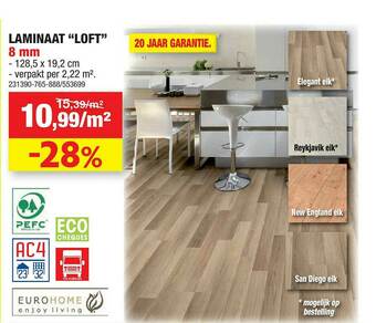 Hubo Laminaat aanbieding