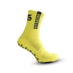 Decathlon FitSockr Gripsokken - Geel aanbieding