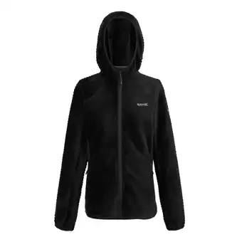 Decathlon Dames Endra Fleecejas met capuchon (Zwart) aanbieding