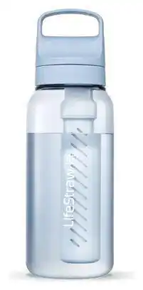 Decathlon LifeStraw Go 1L Filterfles Lichtblauw aanbieding