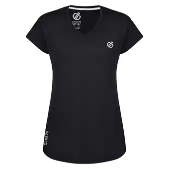 Decathlon Dames Vigilant Actief TShirt (Zwart) aanbieding