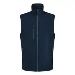 Decathlon Heren Softshell 2laags bodywarmer (Marine/Seal Grey) aanbieding