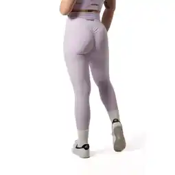 Decathlon Naadloze Ribbed v2 Seamless Scrunch Legging Voor Fitness - Lavendel aanbieding