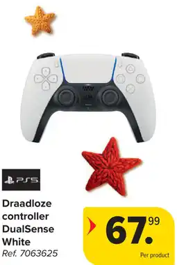 Carrefour Draadloze controller DualSense White aanbieding