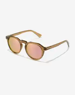 Decathlon HAWKERS - Zonnebril voor Heren en Dames - WARWICK RAW POLARIZED BROWN ROSE GOLD aanbieding