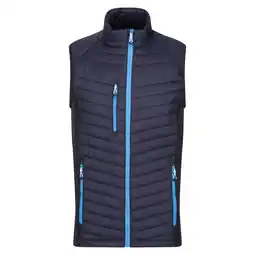 Decathlon Heren Gewatteerd Hybride Gilet (Marine / Frans Blauw) aanbieding