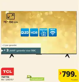 Carrefour TCL 75P71K aanbieding