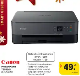 Carrefour Canon Printer Pixma TS53501 aanbieding