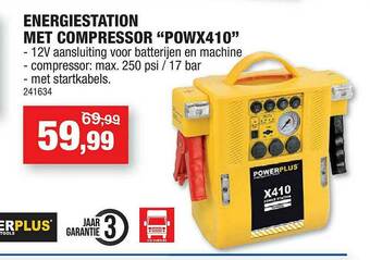 Hubo Energiestation Met Compressor aanbieding