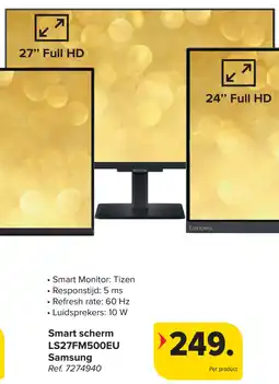 Carrefour Samsung Smart scherm LS27FM50OEU aanbieding