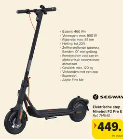 Carrefour Segway Elektrische step Ninebot F2 Pro E aanbieding