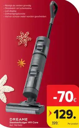 Carrefour Dreame Steelstofzuiger H11 Core aanbieding