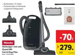 Carrefour Miele Stofzuiger met zak Guard M1 Cat & Dog Flex aanbieding