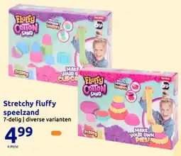 Action Stretchy fluffy speelzand aanbieding