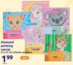 Action Diamond painting canvas aanbieding