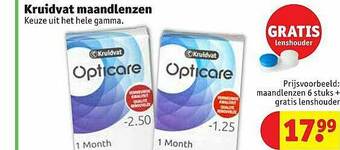 Kruidvat Kruidvat Maandlenzen aanbieding