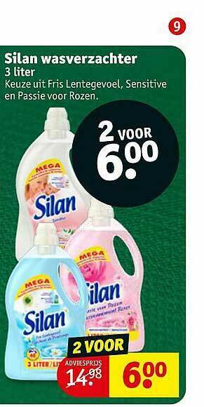 Kruidvat Silan Wasverzachter aanbieding
