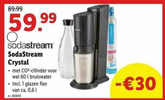 Lidl Sodastream Crystal aanbieding