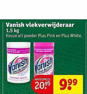 Kruidvat Vanish Vlekverwijderaar aanbieding