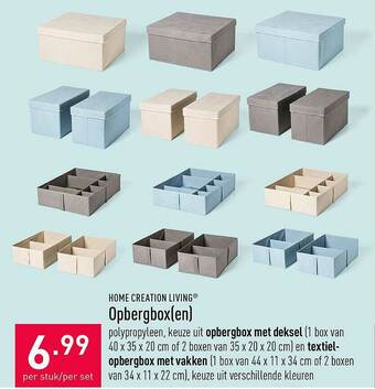 ALDI Opbergbox aanbieding