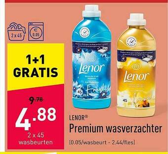 ALDI Lenor Premium Wasverzachter aanbieding