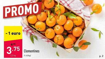 ALDI Clementines aanbieding