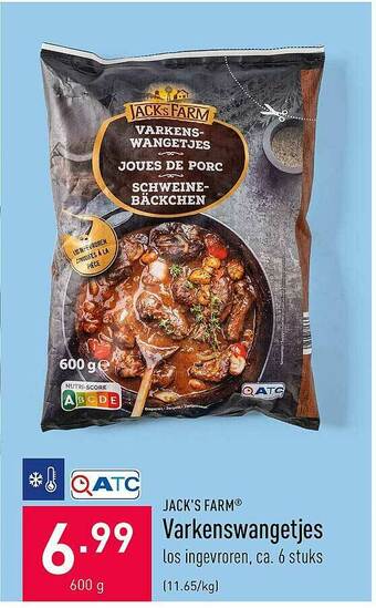 ALDI Varkenswangetjes aanbieding